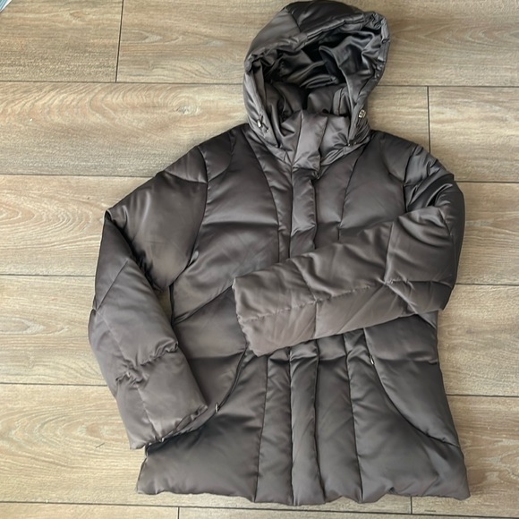 New without tags Calvin Klein puffer jacket. Gray/size large. - Picture 1 of 11